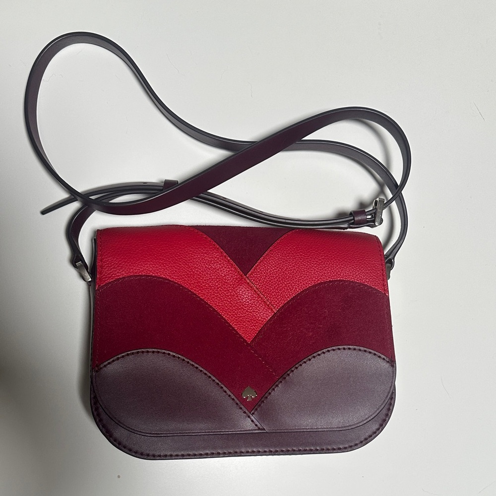 Kate Spade Red and Burgundy Women's Bag